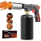 AUXTUR Powerful Propane TorchCooking Blow Torch for Food Butane Kitchen Torch Creme Brulee Torch Culinary Torch Refillable Charcoal Grill Lighter Campfire Starter-Butane Gas Not Included Lootquake LLC