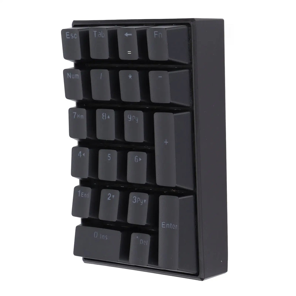 Wired Keyboard Stepped Keycap Fadeless Durable Backlit 21 Keys LED Mechanical KeyboardRed Shaft - SJB-DIAMOND ELITES