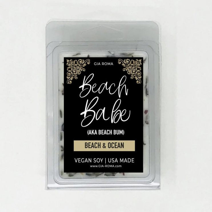 Beach & Ocean Soy Wax Melts Vegan, Dye-Free, Hand-Poured With Botanicals BandsCo Straps