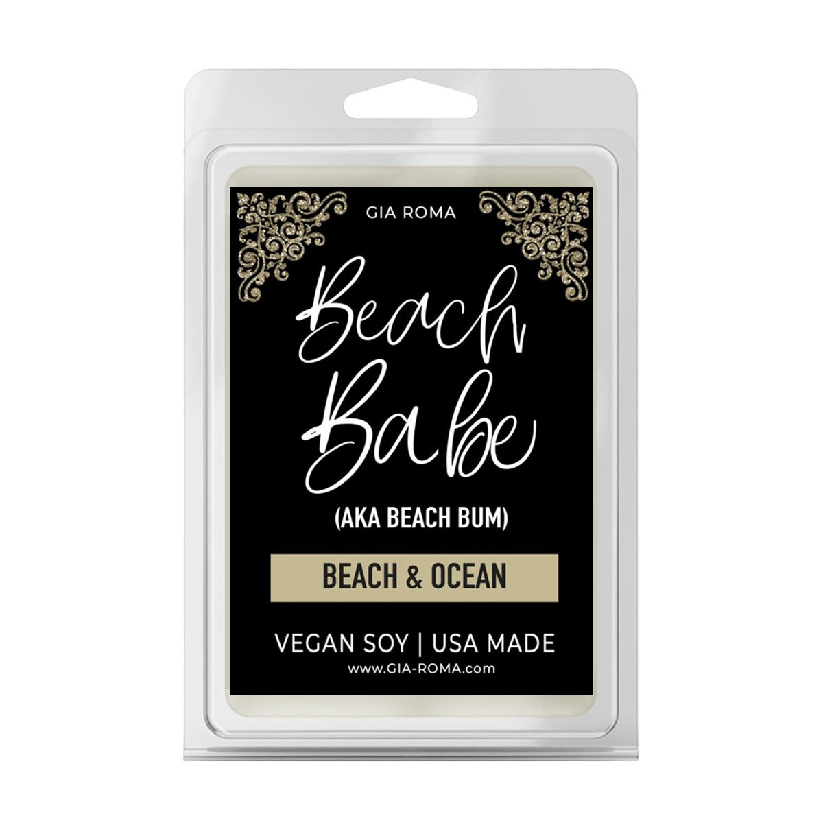 Beach & Ocean Soy Wax Melts Vegan, Dye-Free, Hand-Poured With Botanicals BandsCo Straps