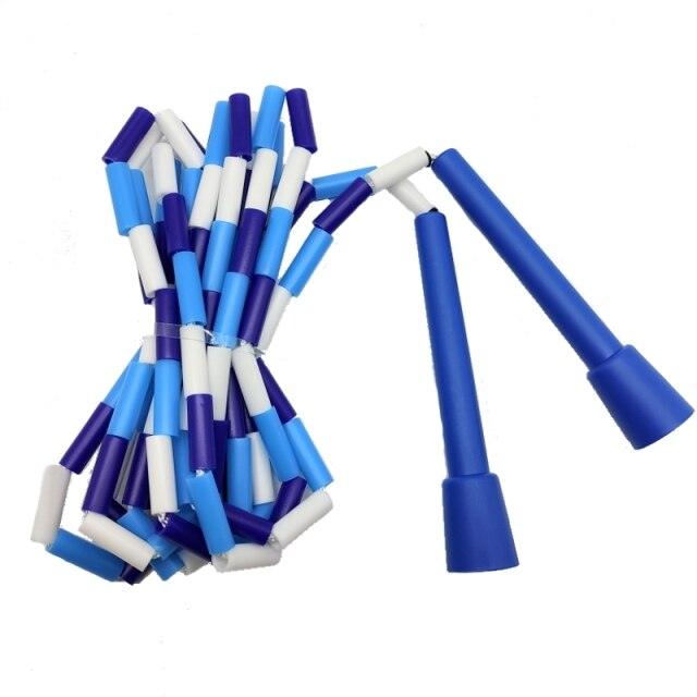 Beaded Jump Skip Rope Simple Basic Kids Skip Rope For Exercise Sports Outdoor Activities Soft Beaded Skipping Rope For Kids Adults Plastic Segmented Jump Rope Stevvex