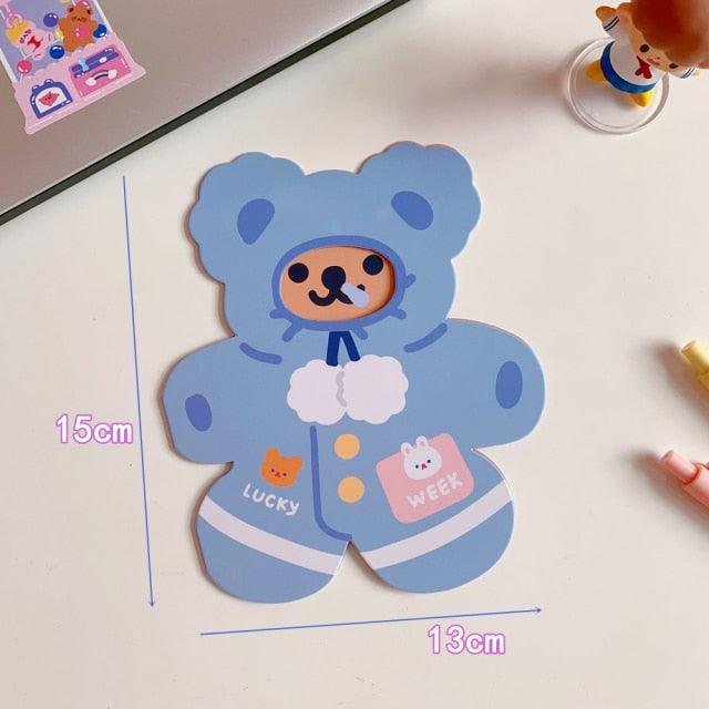 Bear Candle Birthday Cake Props Topper Card Cute Fantasy Cup Dessert Smiley  Love Bear  Table Dress Up Cake Props Party Cake Decor Supplies Toppers Birthday Cupcake Topper Various Cake Decorations for Birthday Party Photo Prop Stevvex