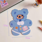 Bear Candle Birthday Cake Props Topper Card Cute Fantasy Cup Dessert Smiley  Love Bear  Table Dress Up Cake Props Party Cake Decor Supplies Toppers Birthday Cupcake Topper Various Cake Decorations for Birthday Party Photo Prop Stevvex