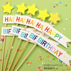 Bear Candle Birthday Cake Props Topper Card Cute Fantasy Cup Dessert Smiley  Love Bear  Table Dress Up Cake Props Party Cake Decor Supplies Toppers Birthday Cupcake Topper Various Cake Decorations for Birthday Party Photo Prop Stevvex
