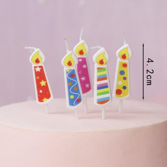 Bear Candle Birthday Cake Props Topper Card Cute Fantasy Cup Dessert Smiley  Love Bear  Table Dress Up Cake Props Party Cake Decor Supplies Toppers Birthday Cupcake Topper Various Cake Decorations for Birthday Party Photo Prop Stevvex