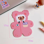 Bear Candle Birthday Cake Props Topper Card Cute Fantasy Cup Dessert Smiley  Love Bear  Table Dress Up Cake Props Party Cake Decor Supplies Toppers Birthday Cupcake Topper Various Cake Decorations for Birthday Party Photo Prop Stevvex