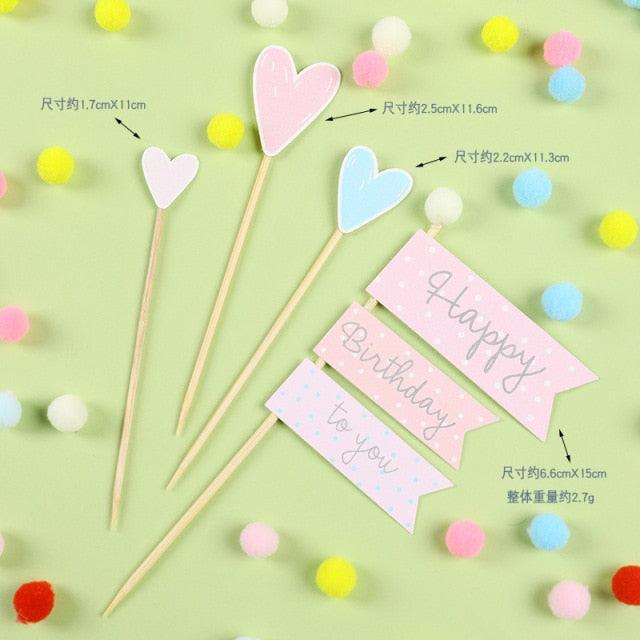 Bear Candle Birthday Cake Props Topper Card Cute Fantasy Cup Dessert Smiley  Love Bear  Table Dress Up Cake Props Party Cake Decor Supplies Toppers Birthday Cupcake Topper Various Cake Decorations for Birthday Party Photo Prop Stevvex