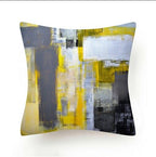 Beautiful Blue Print Polyester Pillow Case Waist Soft Fiber Cushion Sofa Car Cushion Cover Artwork Home Decorative Pillows Covers Cushion Cover For Bedroom Sofa Living Room Home Pillowcase Stevvex