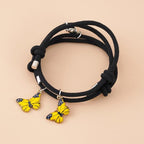 Beautiful Bracelets Set For Couple Mutual Attraction Braided Rope Couple Bracelets Blue Butterfly Relationship Matching Bracelet Set Heart Magnet Mutual Attraction Rope Bracelets Lover Gifts For Best Friend Women Men