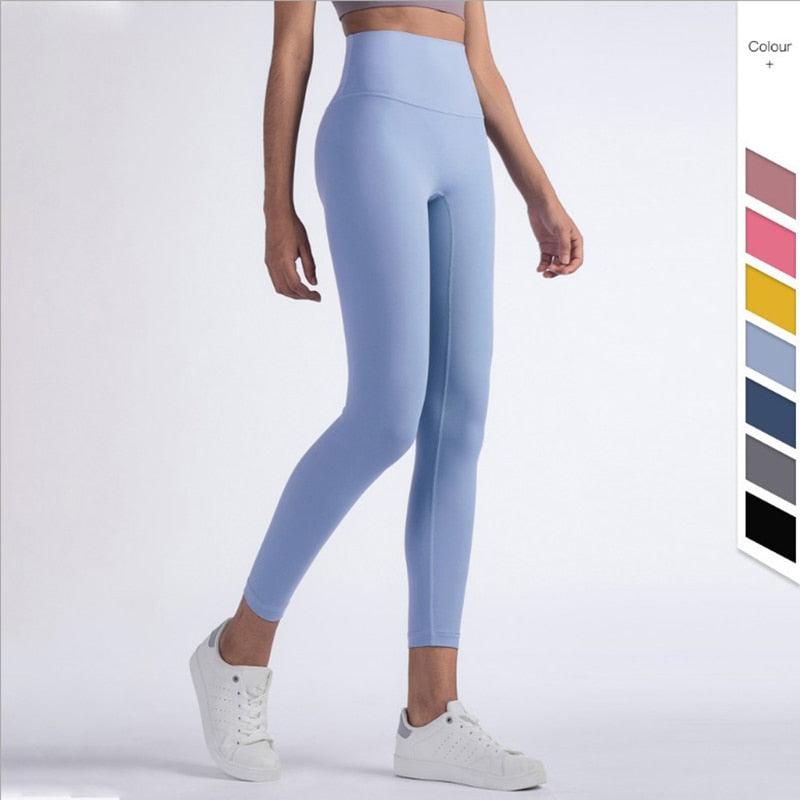 Beautiful Fitness Female Full Length Leggings 19 Colors Running Pants  High Waist Seamless Leggings Fitness Tight Running Gym Women Push Up Sport Leggings Workout Seamless Yoga Pant Comfortable Pants Stevvex