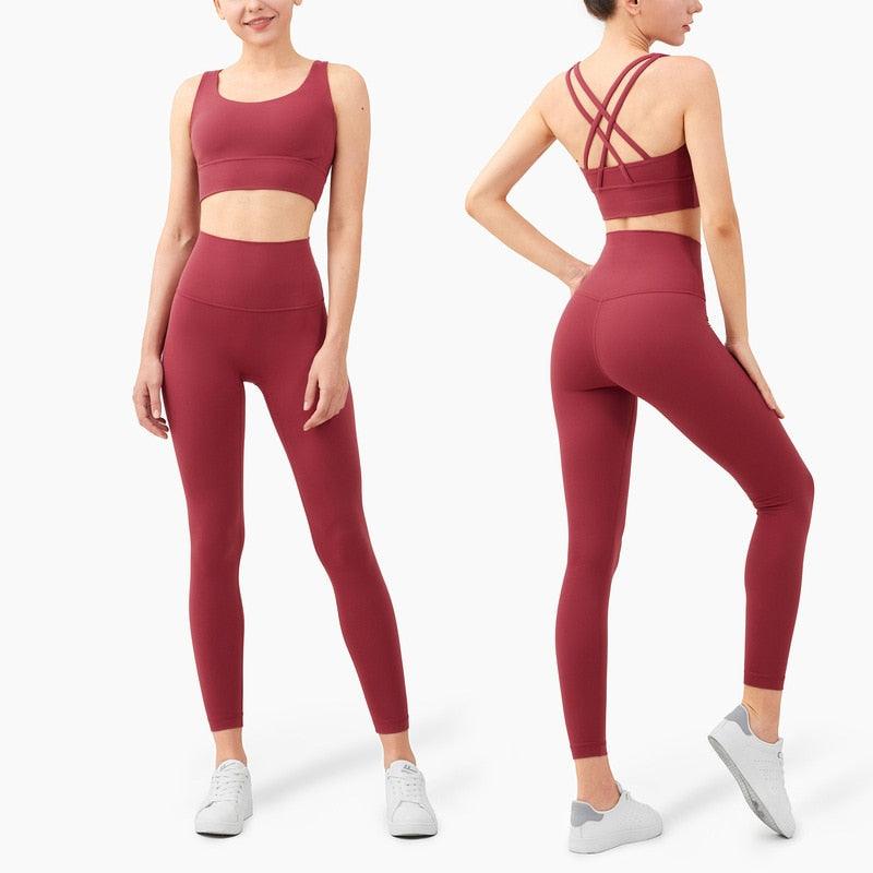 Beautiful Fitness Female Full Length Leggings 19 Colors Running Pants  High Waist Seamless Leggings Fitness Tight Running Gym Women Push Up Sport Leggings Workout Seamless Yoga Pant Comfortable Pants Stevvex