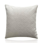 Beautiful Quilted Pillowcase Throw Pillow Covers Home Decor Velvet Square Throw Pillow Covers Decoration Pillow Cushion Sofa Living Room Simple Decorative Cushion Cover 45x45CM Stevvex