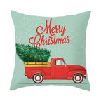 Beautiful Snowflake In Red Merry Christmas Gifts Xmas Cushion Cover Case Decorations Winter Holiday Party Pillow Zipper Pillowcase For Sofa Home Office Living Room Car Stevvex