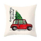 Beautiful Snowflake In Red Merry Christmas Gifts Xmas Cushion Cover Case Decorations Winter Holiday Party Pillow Zipper Pillowcase For Sofa Home Office Living Room Car Stevvex