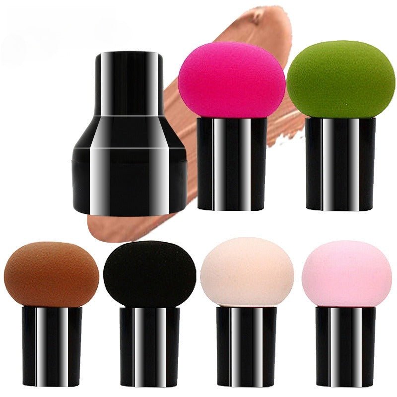 Beauty Blender Makeup Sponge Small Mushroom Head Puff for Flawless Face and Eye Cosmetic Application (MMU038)