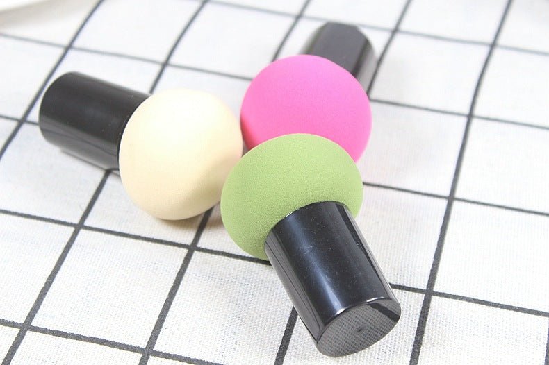 Beauty Blender Makeup Sponge Small Mushroom Head Puff for Flawless Face and Eye Cosmetic Application (MMU038)