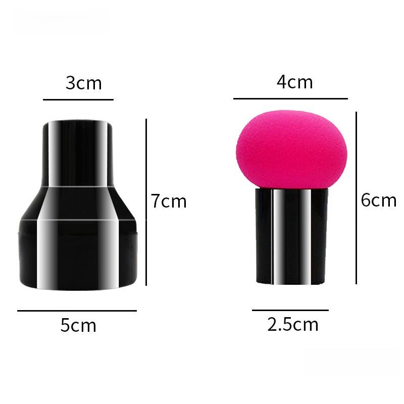 Beauty Blender Makeup Sponge Small Mushroom Head Puff for Flawless Face and Eye Cosmetic Application (MMU038)