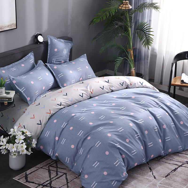 Scandinavian Style Simple Duvet Cover Single Bed Pi-Mart