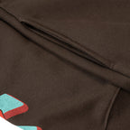 Men's American High Street Alphabet Print Hooded Sweatshirt
