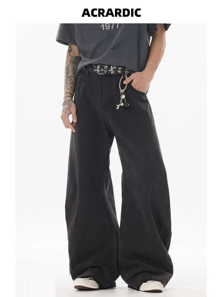High-grade American Washed Jeans Men's All-match Lootquake LLC