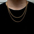 Twisted Rope Links Collar Necklace Pi-Mart