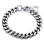 Vnox Men's Chunky Curb Chain Bracelet Pi-Mart