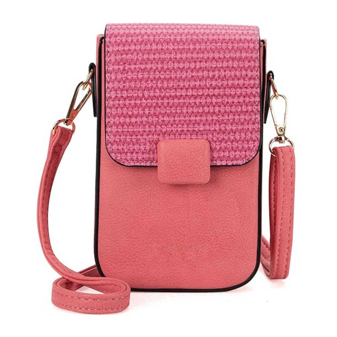 Women's Bag Casual Vertical Women's Mobile Phone Bag Straw Mini Shoulder Bag Fashion Crossbody Bag - SJB-DIAMOND ELITES