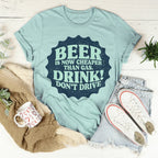 Beer Is Now Cheaper Than Gas Tee Peachy Sunday