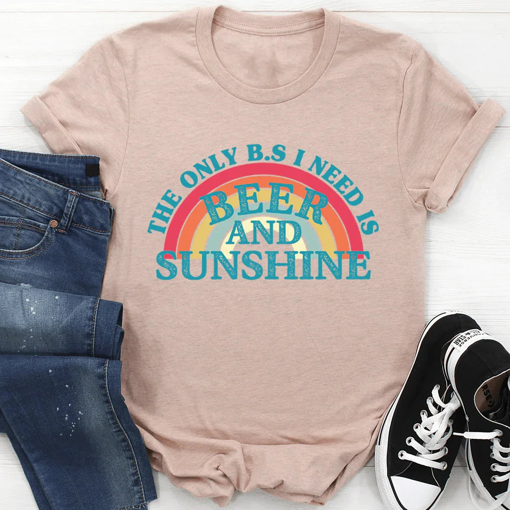 Beer & Sunshine Tee - SJB-DIAMOND ELITES
