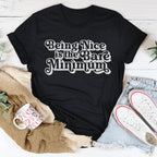 Being Nice Is The Bare Minimum Tee Peachy Sunday