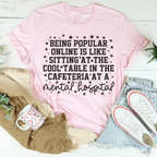 Being Popular Online Tee Peachy Sunday