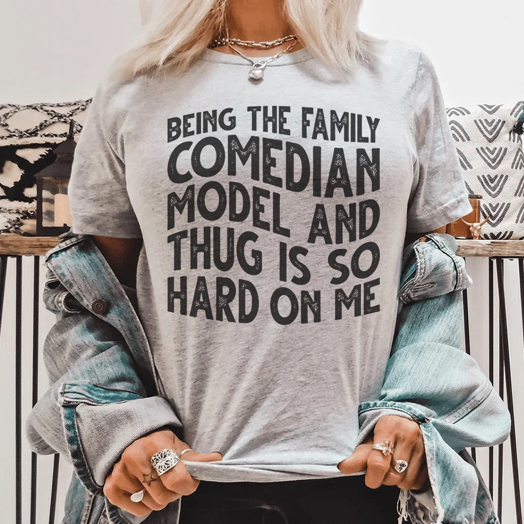 Being The Family Comedian Tee Peachy Sunday