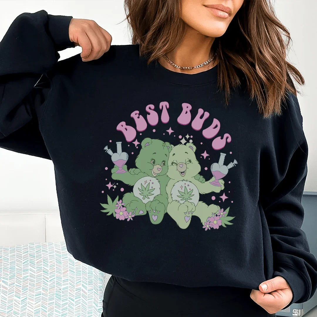 Best Buds Sweatshirt Peachy Sunday