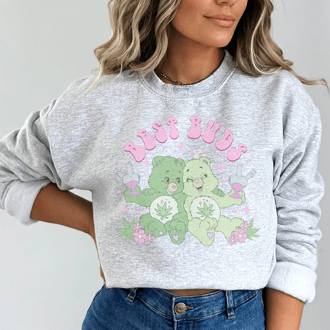 Best Buds Sweatshirt Peachy Sunday