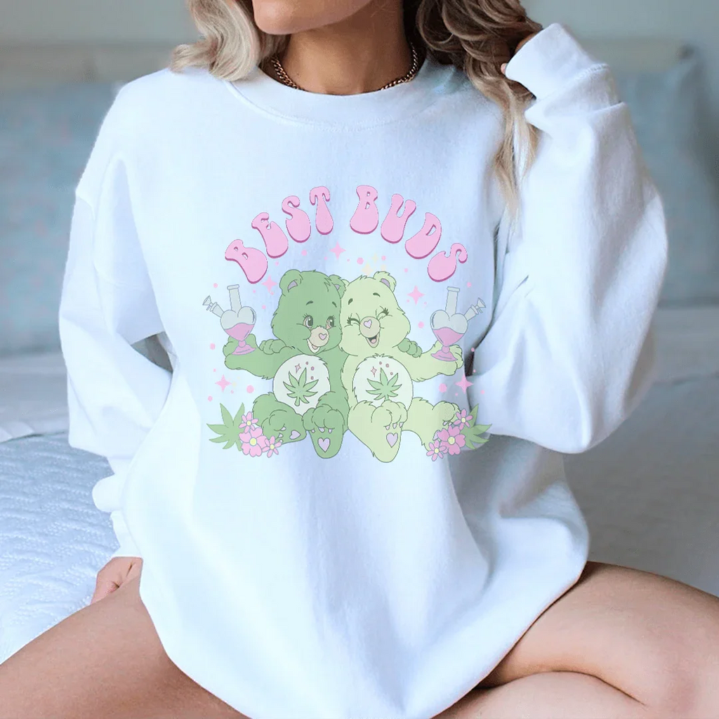 Best Buds Sweatshirt Peachy Sunday
