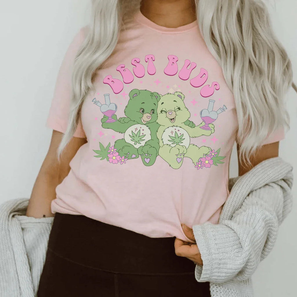 Best Buds Tee Peachy Sunday