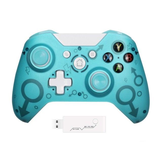 Best Quality Black 2.4G Wireless Joystick Gamepad Controller Compatible With Pc Smartphones Tablets Laptops Monitors Stevvex