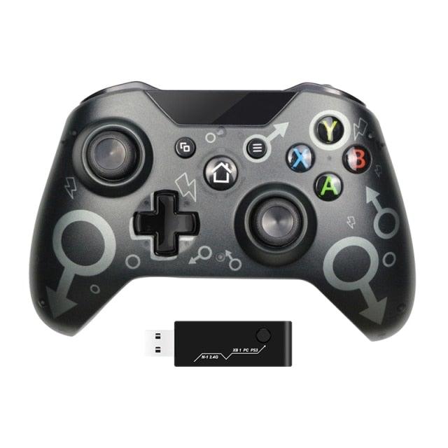 Best Quality Black 2.4G Wireless Joystick Gamepad Controller Compatible With Pc Smartphones Tablets Laptops Monitors Stevvex