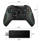 Best Quality Black 2.4G Wireless Joystick Gamepad Controller Compatible With Pc Smartphones Tablets Laptops Monitors Stevvex