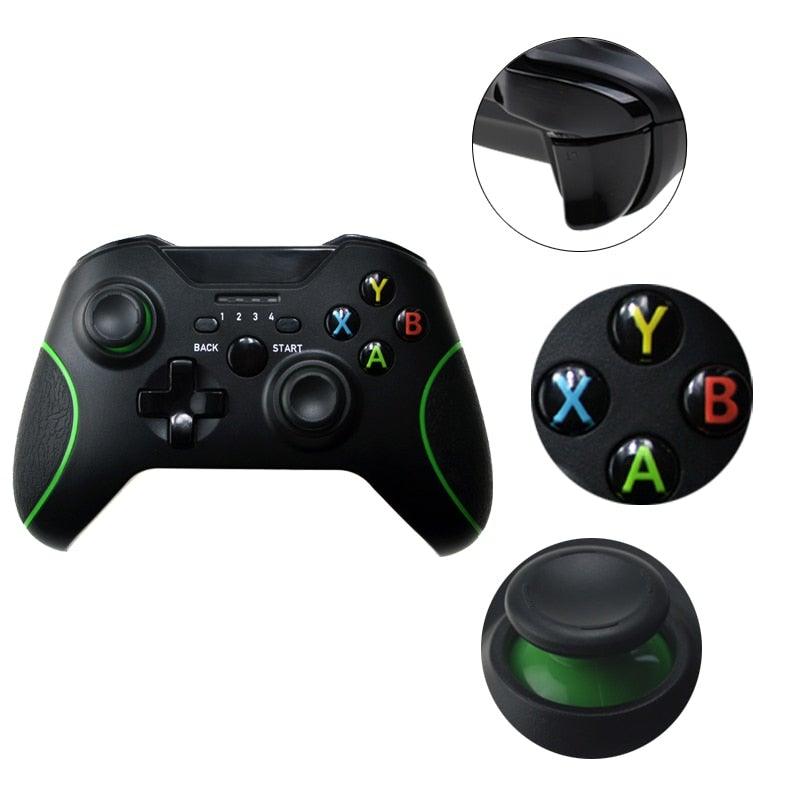 Best Quality Black 2.4G Wireless Joystick Gamepad Controller Compatible With Pc Smartphones Tablets Laptops Monitors Stevvex