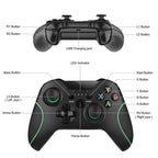 Best Quality Black 2.4G Wireless Joystick Gamepad Controller Compatible With Pc Smartphones Tablets Laptops Monitors Stevvex