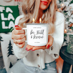 16oz Reusable Metal Candle Mug Scented Soy Candle Gift BandsCo Straps