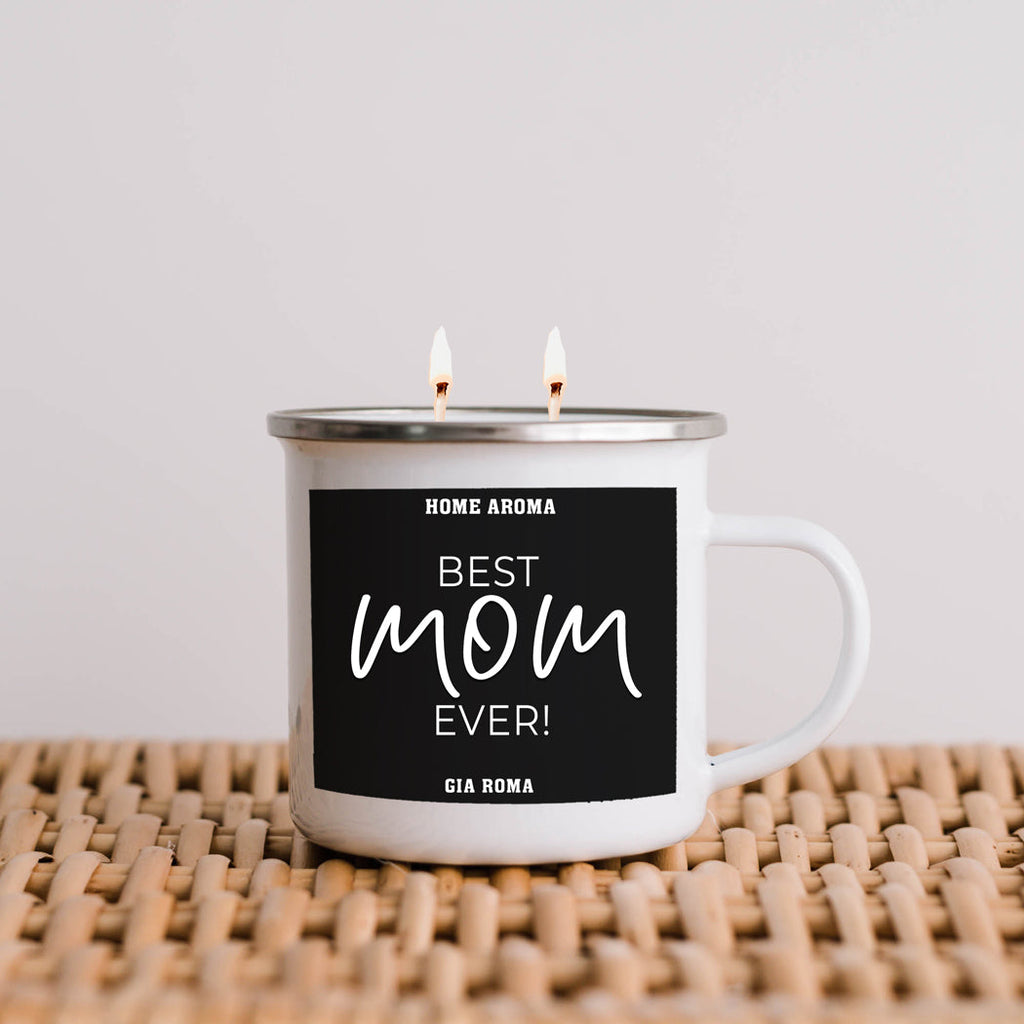 Mothers Day Candle Mug 16oz Reusable Metal Candle Soy Gift BandsCo Straps