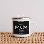 Mothers Day Candle Mug 16oz Reusable Metal Candle Soy Gift BandsCo Straps