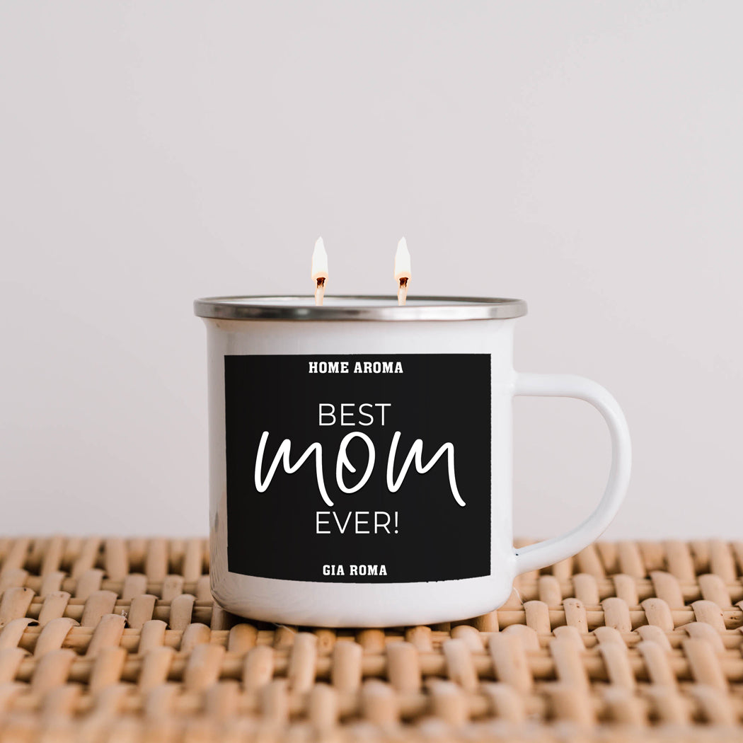 Mothers Day Candle Mug 16oz Reusable Metal Candle Soy Gift BandsCo Straps
