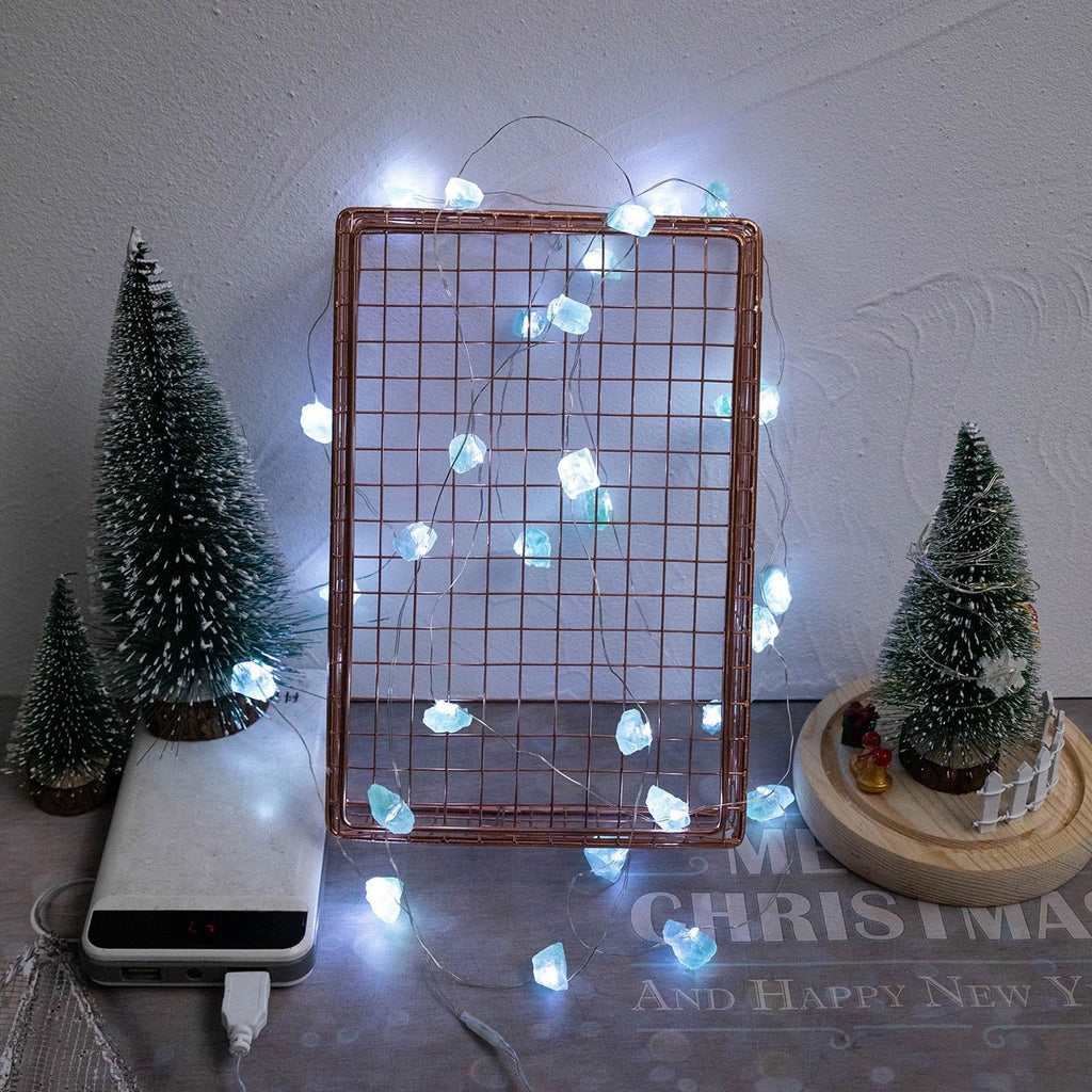 Green Crystal Stone Lamp - SJB-DIAMOND ELITES