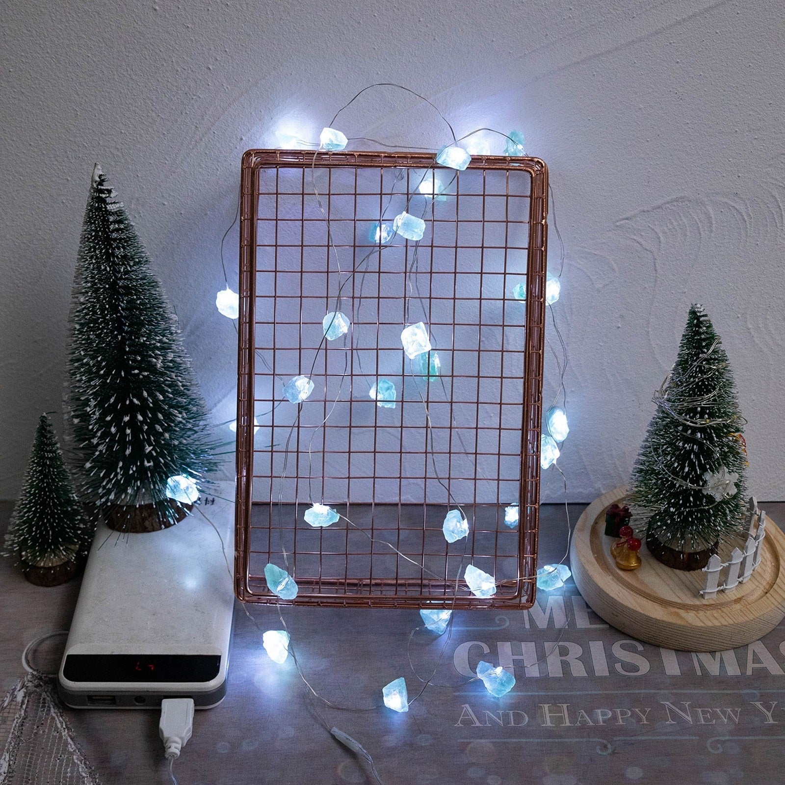 Green Crystal Stone Lamp - SJB-DIAMOND ELITES