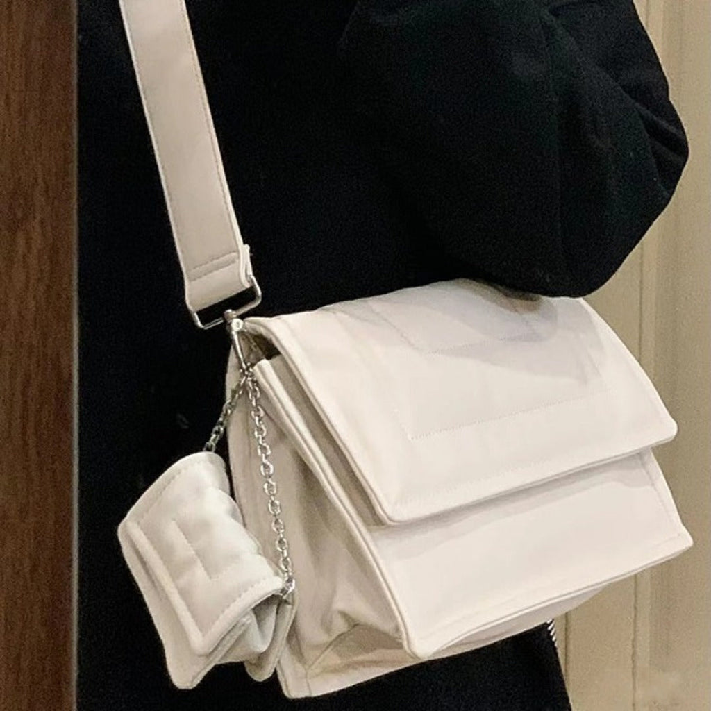 Soft leather women's bag large capacity armpit bag, puffy bag, commuter tote bag, - SJB-DIAMOND ELITES