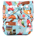 Cute Cartoon Printed Baby Cloth Diapers Pi-Mart