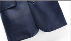 Middle Aged And Elderly Fathers Wear Loose Casual Leather Jackets Pi-Mart